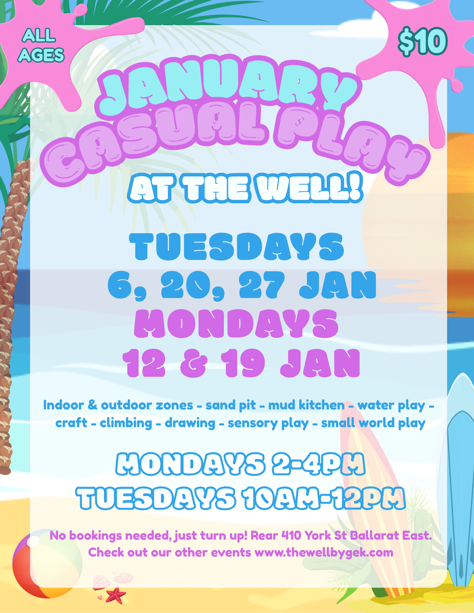 casual play in january